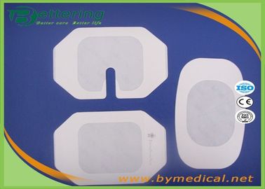 Paper frame shape Polyurethane Film Dressing , Wound IV dressing Transparent
