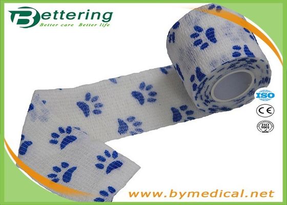 Comfortable Elastic Cohesive Bandage / Self Adhesive Bandages For Pets