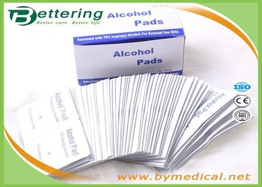 First Aid Medical Sterile Alcohol Prep Pads / Alcohol Prep Swabs Non Woven Material