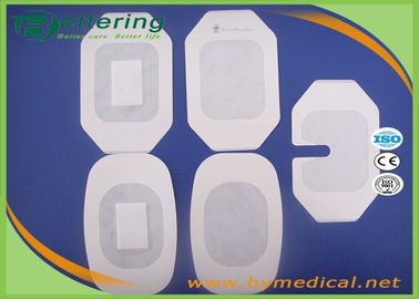 Paper frame shape Polyurethane Film Dressing , Wound IV dressing Transparent