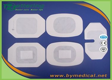 Paper frame shape Polyurethane Film Dressing , Wound IV dressing Transparent